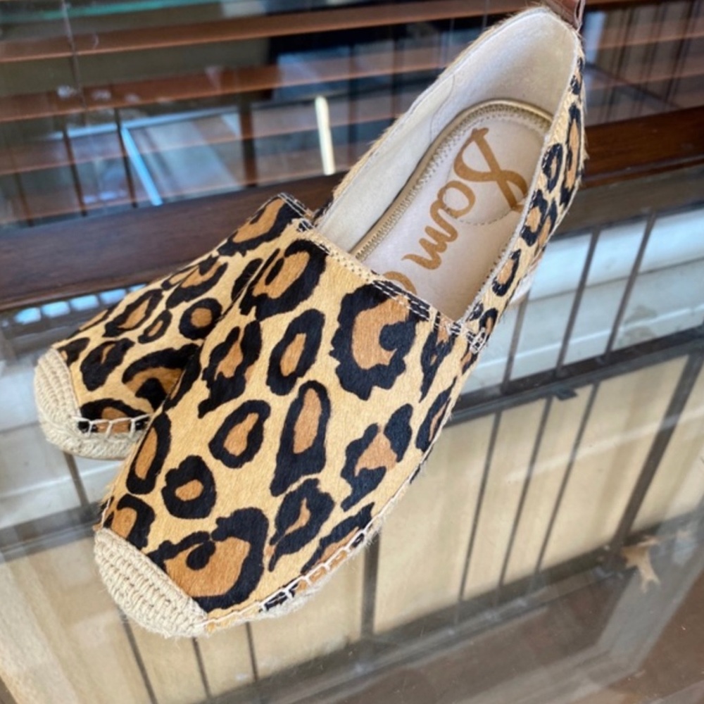 Sam Edelman | Khole Nude Leopard Slip-On Espadrille - Picture 13 of 14